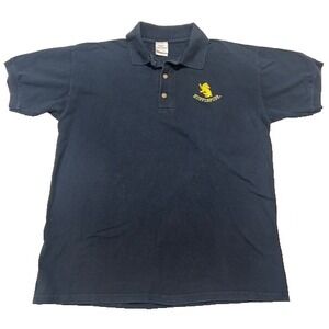 Hufflepuff‎ Wizarding World Of Harry Potter Universal Orlando Navy Blue Polo - M